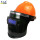 电焊面罩小视窗(支架式)搭配安全帽颜色自选