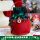 酒红皮桶+圣诞绿绒布袋 +花环吊 0个 0cm