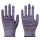 24双条纹紫色尼龙手套