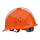 圆盔透气橙色【旋钮帽衬】