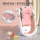 橙粉色浴盆+悬浮浴垫+浴网赠+水