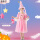 帽子+粉色裙子+糖果袋+魔法棒