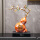 陶瓷葫芦配珐琅彩花鸟+橙色
