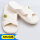 白色SPU黄标X型拖鞋