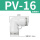 PV16【L形二通】【白色精品】