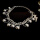 82#项链-银色圆环