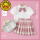 3631短袖衬衫+樱花粉JK短裙套装(