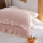 华夫格粉色枕巾2条装 加大尺寸