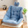 兔耳朵座椅垫-牛奶绒蓝色