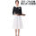 601-2黑色七分袖+白短裙