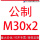 米白色公制M30x2