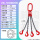 2吨1.5米4根链四钩
