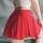 红色短裙