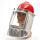 铝箔面罩透明abs安全帽