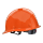 圆盔不透气橙色【旋钮帽衬】