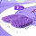 紫色中号单坐垫