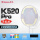 K520PRO白/淡粉拍框|荧光黄羽线|