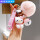 樱花粉色猫+粉白铃铛+毛球