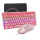 81键粉色青轴【键盘+鼠标+鼠标垫】