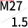 R-M27*1.5P