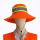 橙色盆帽