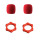 适用K12红色海绵套2个+红色六角
