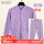 淡紫色彩纱棉套装 套装