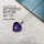 0904号紫水晶 配宝石鉴定证书