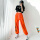 526黑色短袖+0692橘色裤子