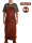 棕色加长加大升级款围裙112cm65cm