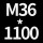 墨绿色 M36*高1100送螺母
