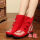 红色单靴