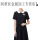 6011黑色短袖黑长裙