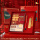 A6红色乘风破浪磁扣本+新金属笔+书签+红盒红槽