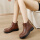 棕色18852女棉鞋