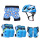 蓝色海龟护具+头盔+护臀