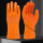橘色耐油耐磨手套(1双)