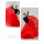 红色540度两层 单件裙子