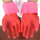 红一体绒保暖连体28公分手套