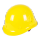 圆盔式透气黄色(旋钮帽衬)