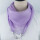 浅紫 70*70单色钻扣丝巾