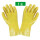 黄色浸塑手套(10双)