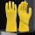 黄色浸塑手套(5双)