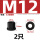 8.8级法兰带垫加高 M12-2只