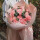 11朵粉色康乃馨+8朵粉玫瑰花束