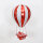 8#红色条纹铝膜热气球