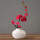 花瓶+红梅花