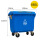蓝色-可回收物带盖带轮