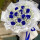 11朵蓝色妖姬玫瑰花束