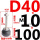 D40-M10*100